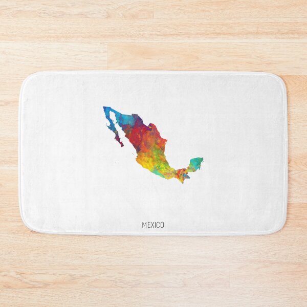 Item preview, Mexico Watercolor Map designed and sold by ArtPrints.