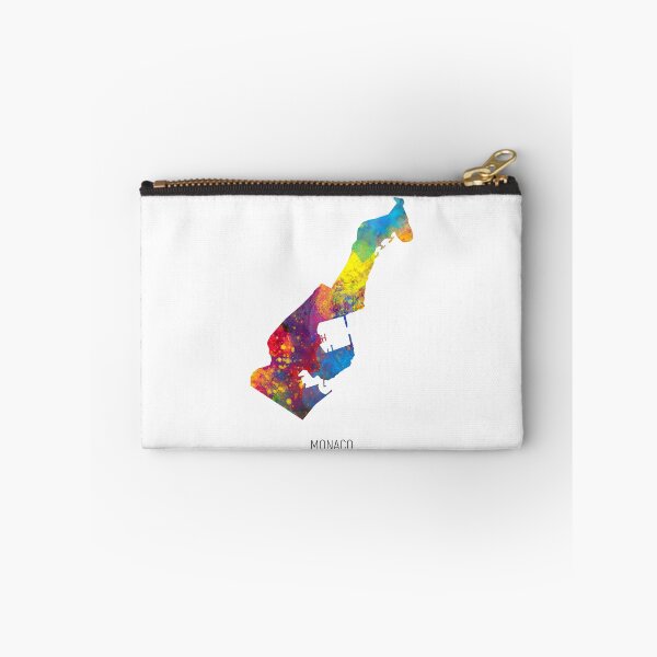 Item preview, Monaco Watercolor Map designed and sold by ArtPrints.
