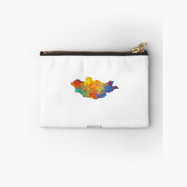 Item preview, Mongolia Watercolor Map designed and sold by ArtPrints.