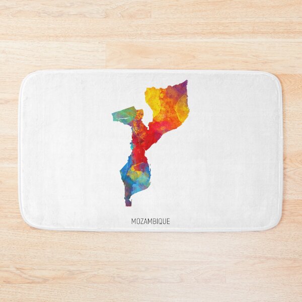 Item preview, Mozambique Watercolor Map designed and sold by ArtPrints.