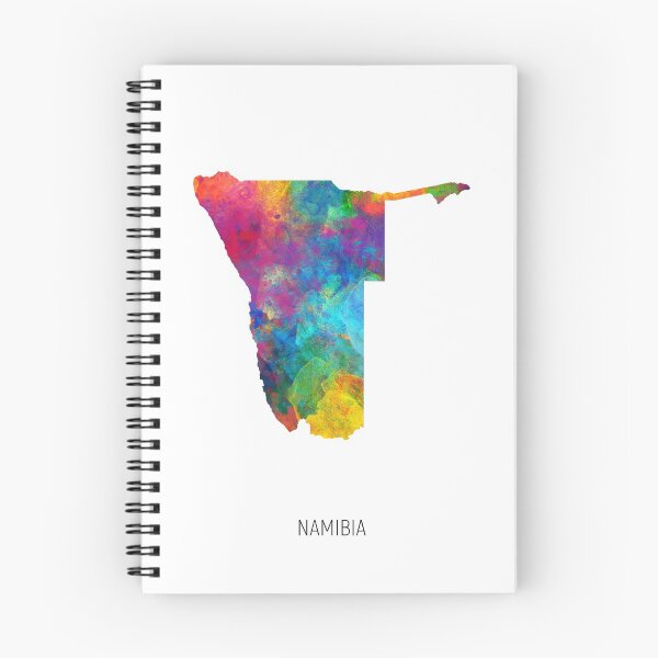 Item preview, Namibia Watercolor Map designed and sold by ArtPrints.