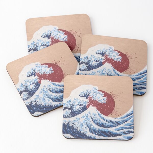Item preview, The Big Wave Sunset on Wood designed and sold by IMJones.
