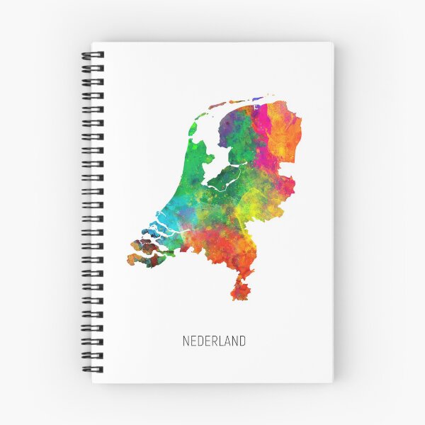 Item preview, Nederland Watercolor Map designed and sold by ArtPrints.