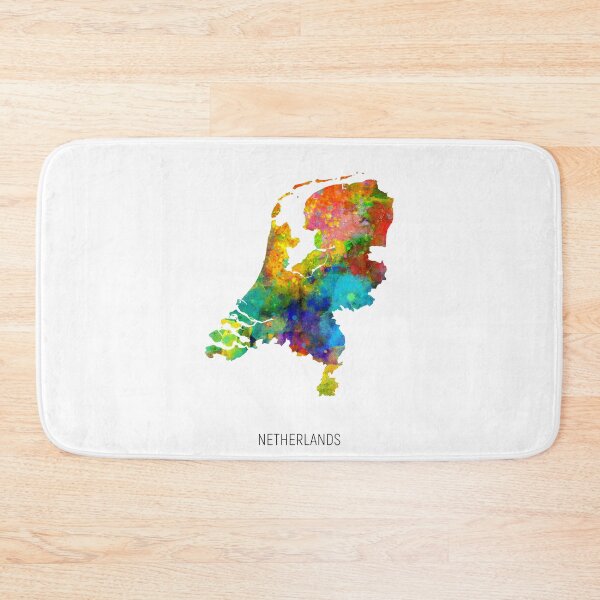 Item preview, Netherlands Watercolor Map designed and sold by ArtPrints.
