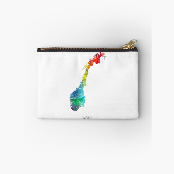 Artikelvorschau, Norge Watercolor Map entworfen und verkauft von ArtPrints.
