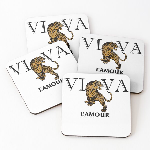 Item preview, Awesome Viva L'amour Tiger Slogan designed and sold by PopArtdom.