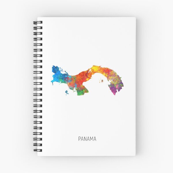 Item preview, Panama Watercolor Map designed and sold by ArtPrints.