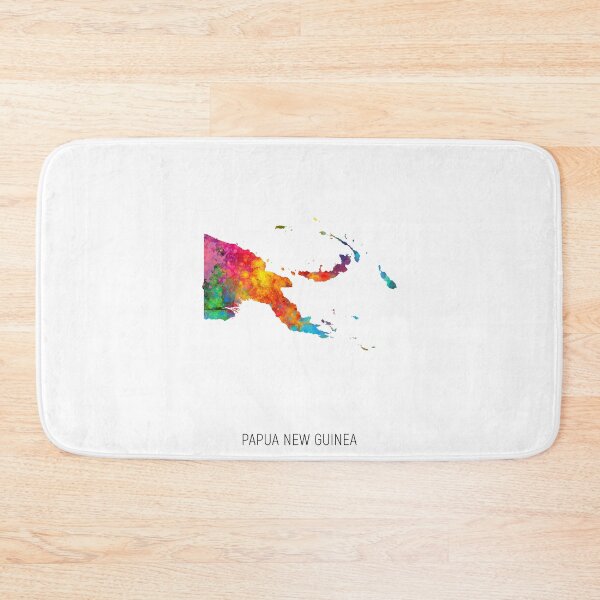 Item preview, Papua New Guinea Watercolor Map designed and sold by ArtPrints.