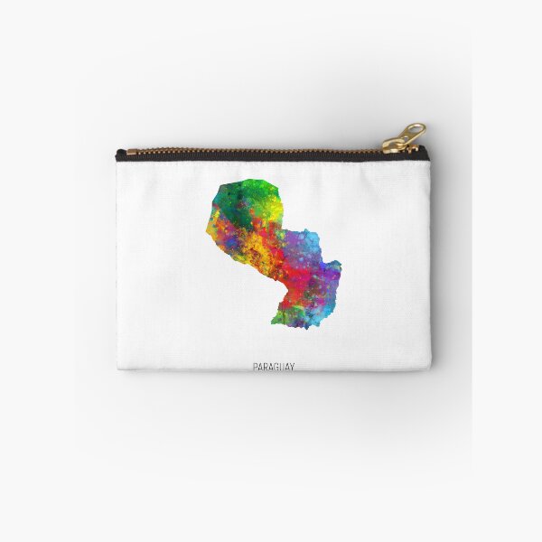 Artikelvorschau, Paraguay Watercolor Map entworfen und verkauft von ArtPrints.