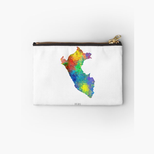 Artikelvorschau, Peru Watercolor Map entworfen und verkauft von ArtPrints.
