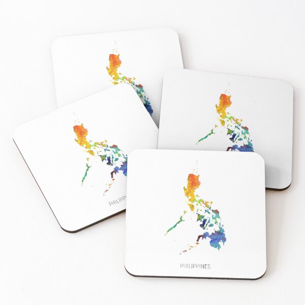 Item preview, Philippines Watercolor Map designed and sold by ArtPrints.