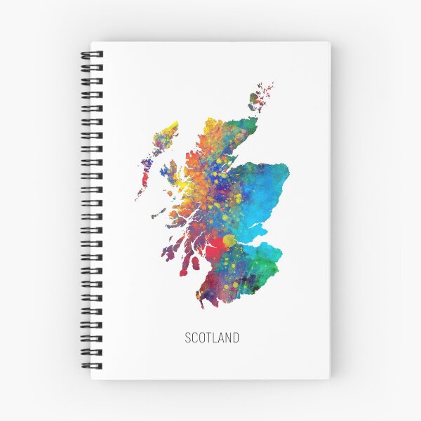 Item preview, Scotland Watercolor Map designed and sold by ArtPrints.