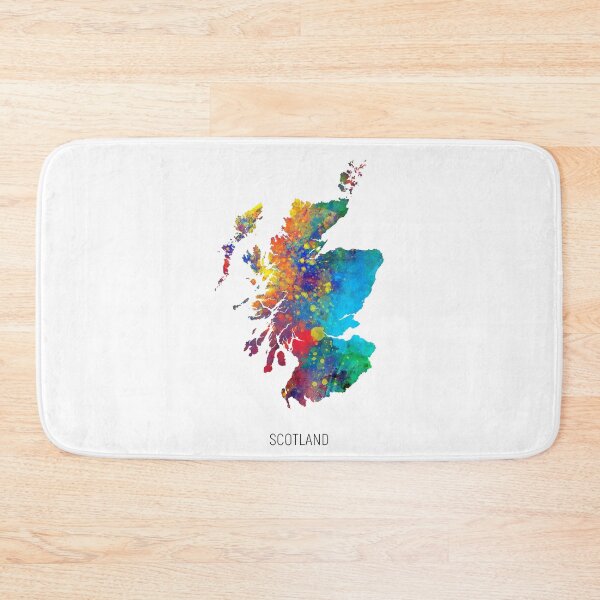 Item preview, Scotland Watercolor Map designed and sold by ArtPrints.