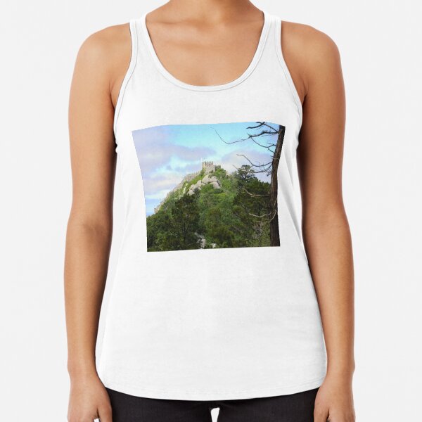 Castelo dos Mouros, Sintra, Portugal Racerback Tank Top