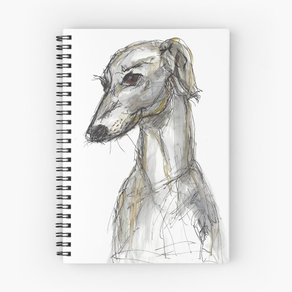 Item preview, Portrait of a greyhound designed and sold by Peta Wakeham.