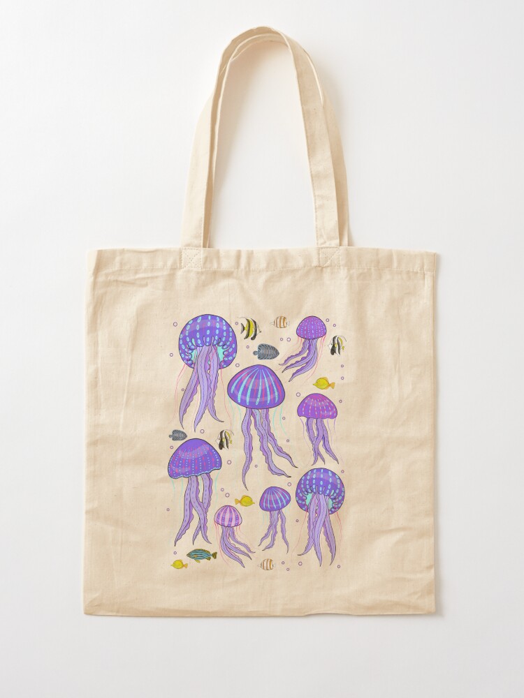 dark purple tote bag