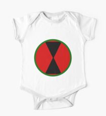 Logo of the 7th Infantry Division, U.S. Army One Piece - Short Sleeve