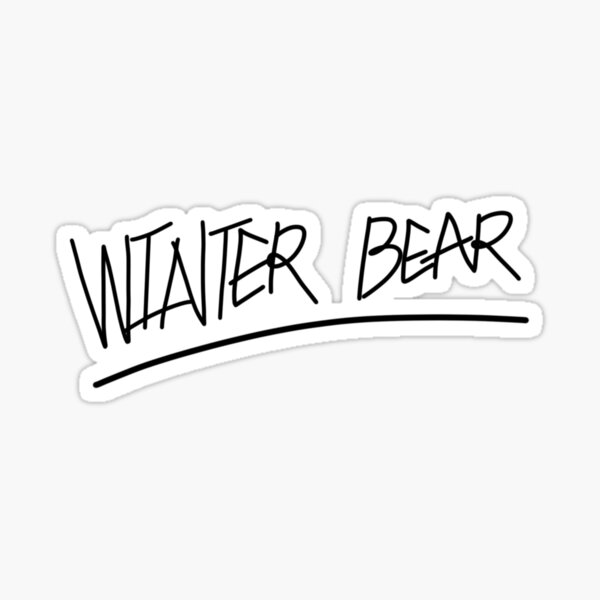 Download Bts Taehyung V Winter Bear Sticker By Hslim Redbubble