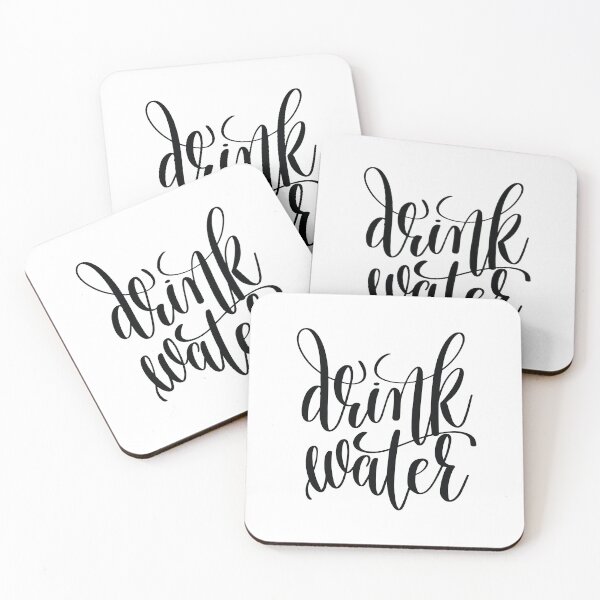 Item preview, Drink Water Hand Drawn Typography Inspirational Quotes designed and sold by ProjectX23.