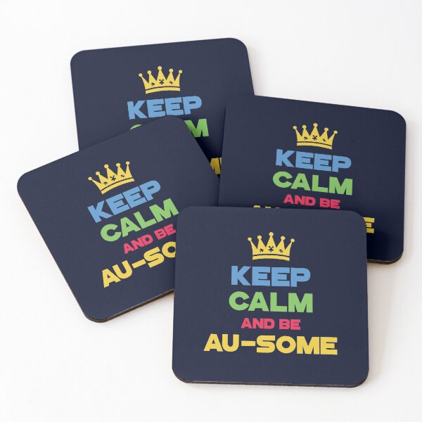Item preview, Keep Calm And Be Au-Some - Autism Awareness designed and sold by madtoyman.