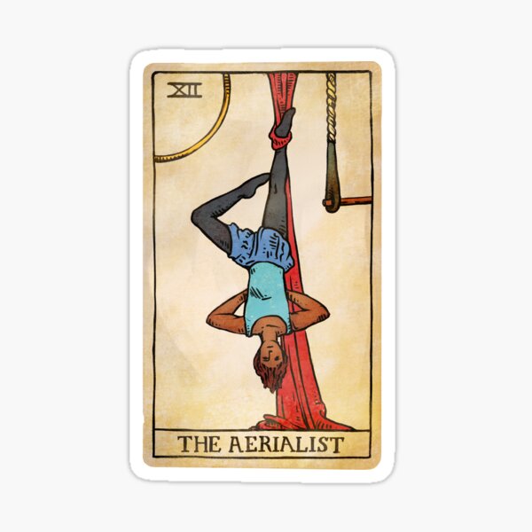 The Aerialist - Tarot Card Sticker