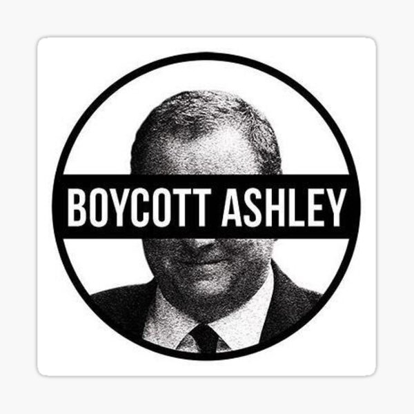 Boycott Ashley Sticker