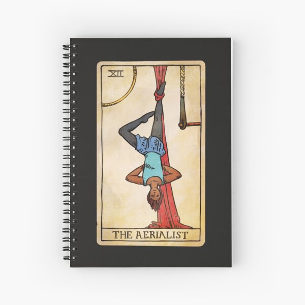 The Aerialist - Tarot Card Spiral Notebook
