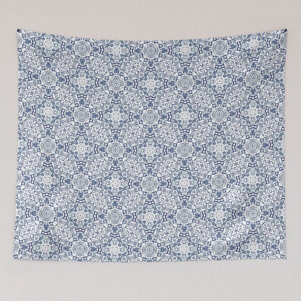 Item preview, Blue Minimal Mosaic designed and sold by hatimelhag.