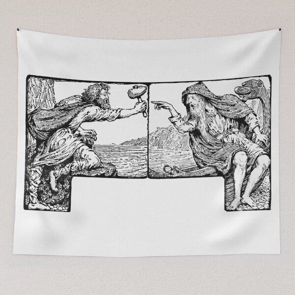 Item preview, Thor and Hárbardr  designed and sold by hrolfr.