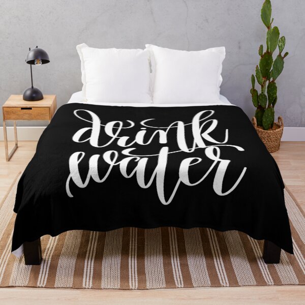 Item preview, Drink Water Hand Drawn Typography Inspirational Quotes designed and sold by ProjectX23.