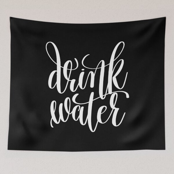 Item preview, Drink Water Hand Drawn Typography Inspirational Quotes designed and sold by ProjectX23.