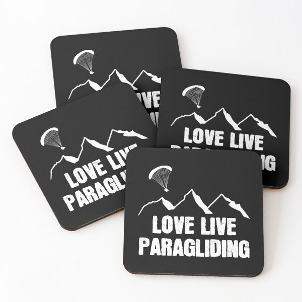 Item preview, Love Live Paradliding! Paraglider parachute flying designed and sold by VollNiceDesign.