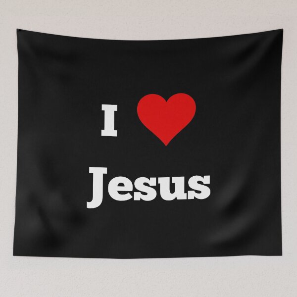 Item preview, I Love Jesus Christian Religious designed and sold by SwagHut.