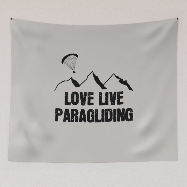 Item preview, Love Live Paragliding! Paraglider parachute flying designed and sold by VollNiceDesign.