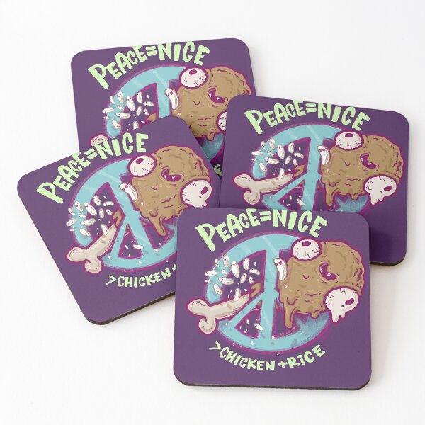 Item preview, Peace is Nice (better than chicken and rice) designed and sold by Nate Bear.