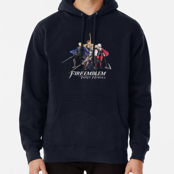 Fire Emblem Three Houses Byleth Crest of Flames White Pullover Hoodie for Sale by SWISH Design Redbubble