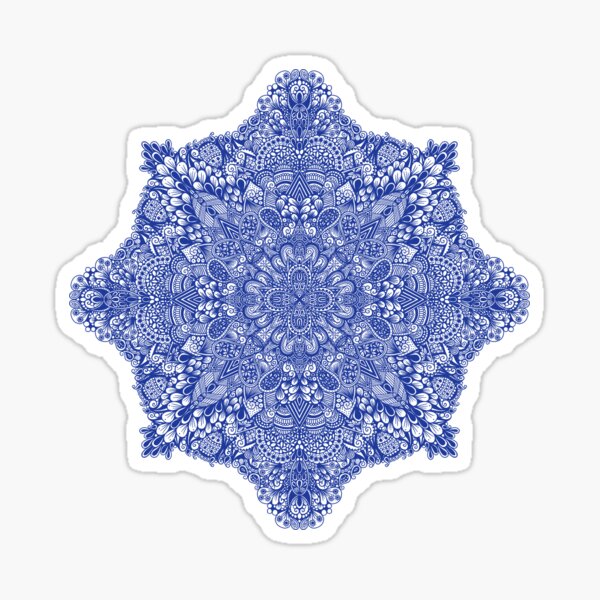 Water Mandala Sticker