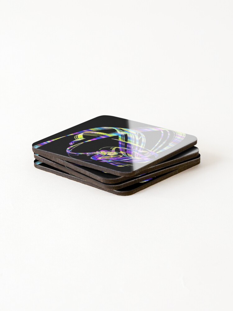 Thumbnail 4 of 5, Coasters (Set of 4), Loop de Loop designed and sold by amfunny.