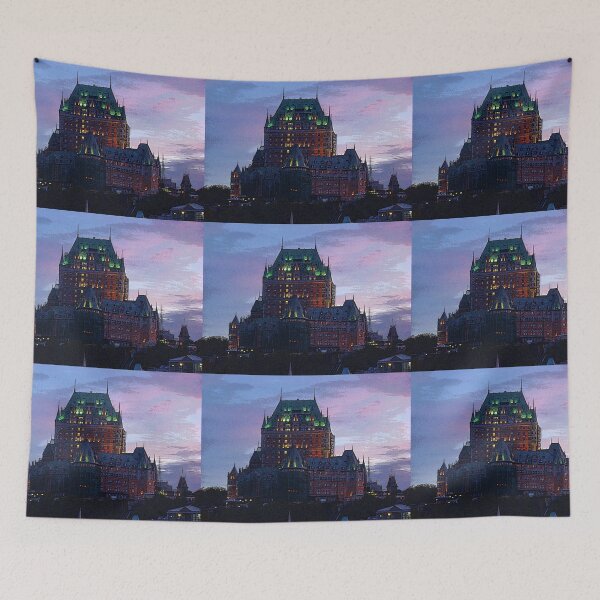 Item preview, Dusk At The Chateau Frontenac In Quebec City designed and sold by alabca.