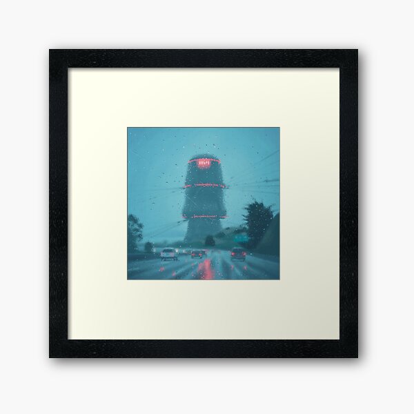 The Electric State / Raindrops Framed Art Print