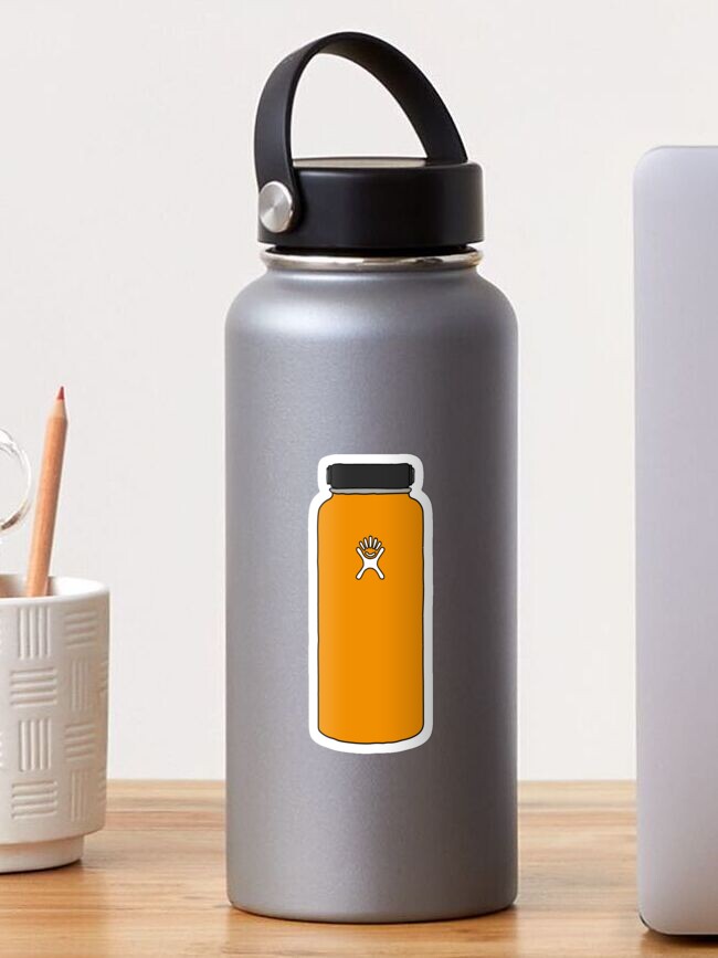 bright orange hydro flask