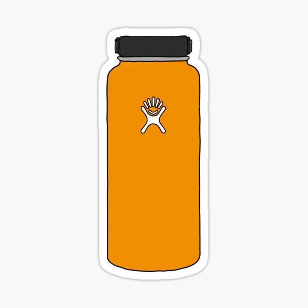 "Orange Hydro Flask" Sticker for Sale by izzilovee Redbubble