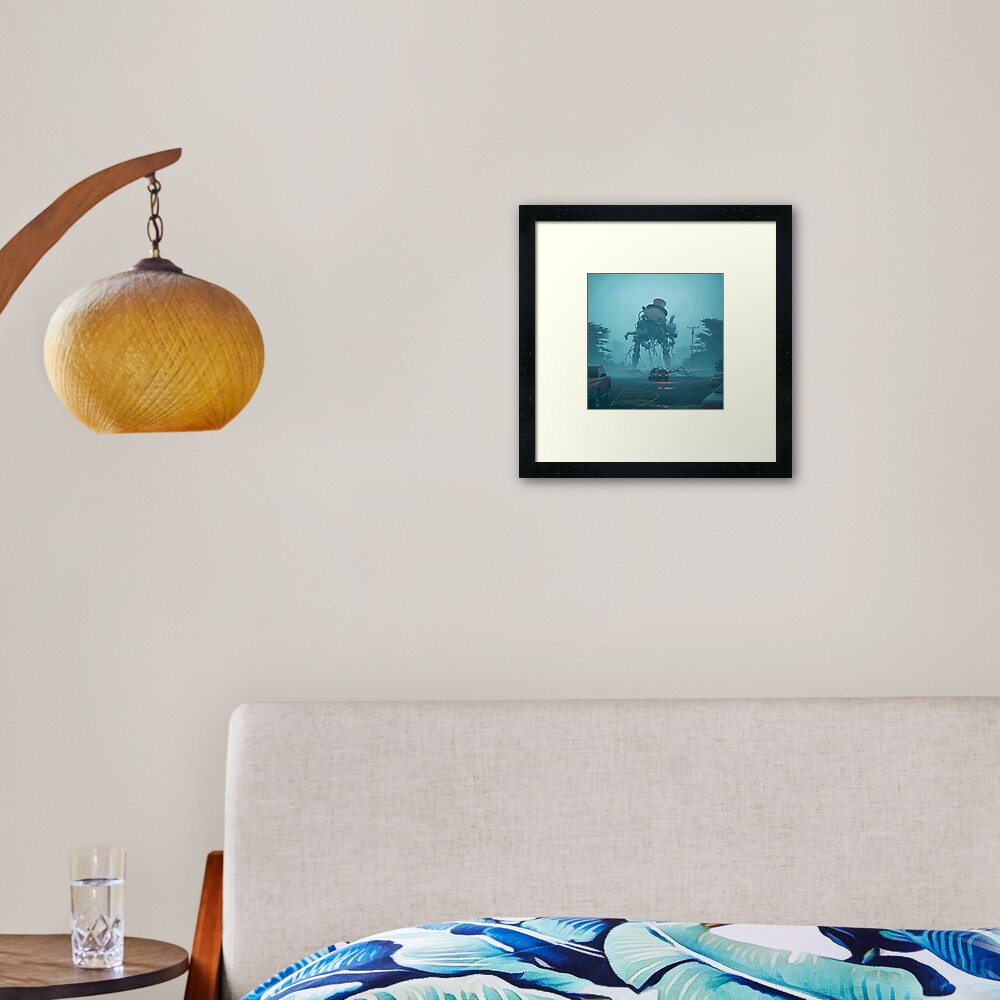 Item preview, Framed Art Print designed and sold by simonstalenhag.