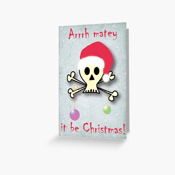 Pirate christmas Greeting Card