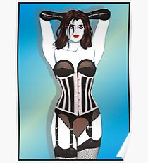 Pink Corset Poster