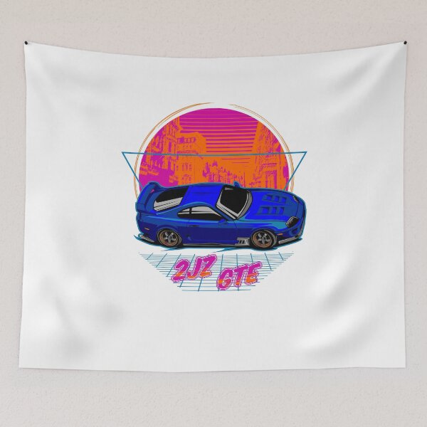 Item preview, Blue Toyota Supra GTE designed and sold by igenidz.