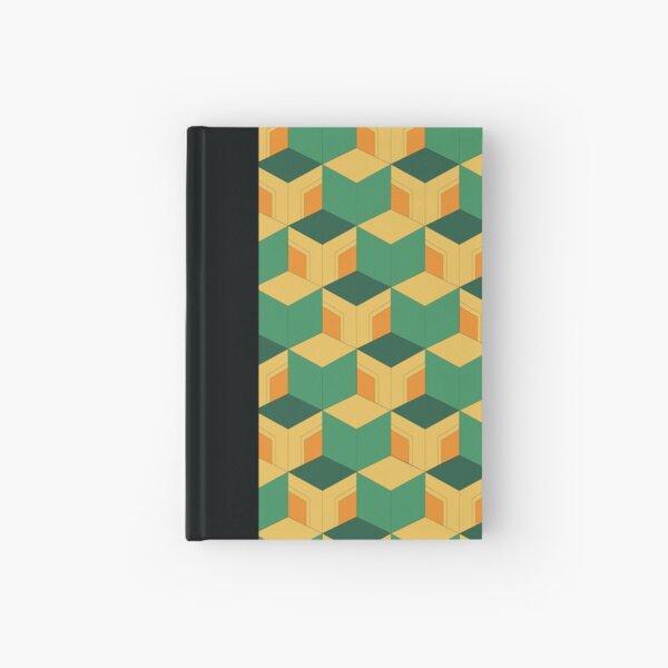 Giyuu Tomioka Pattern Hardcover Journal