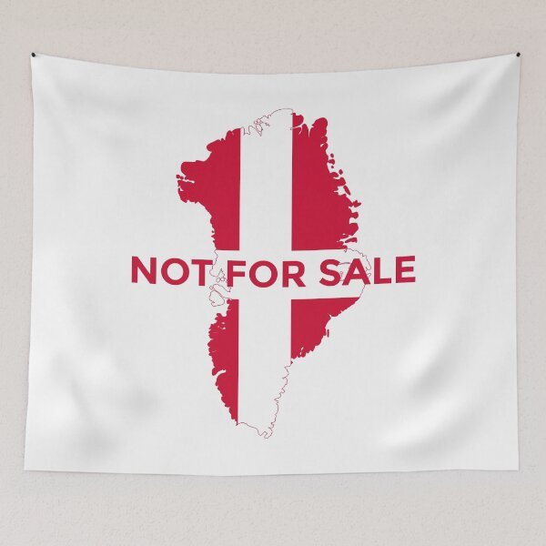 Item preview, Greenland is Not For Sale Anti Trump  designed and sold by The Junto Shop.