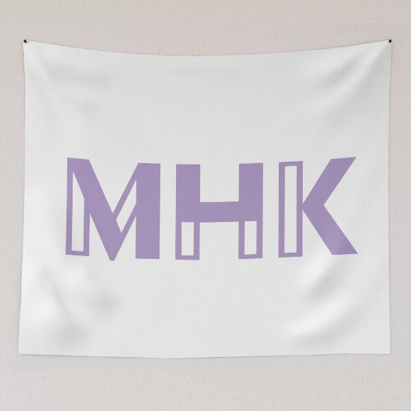 Item preview, Manhattan, Kansas "MHK" - Violet Sticker designed and sold by chriskirchner.