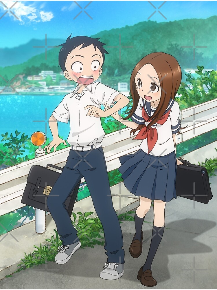 Karakai Jouzu No Takagi-san Takagi Anime Manga Wall Retro Poster